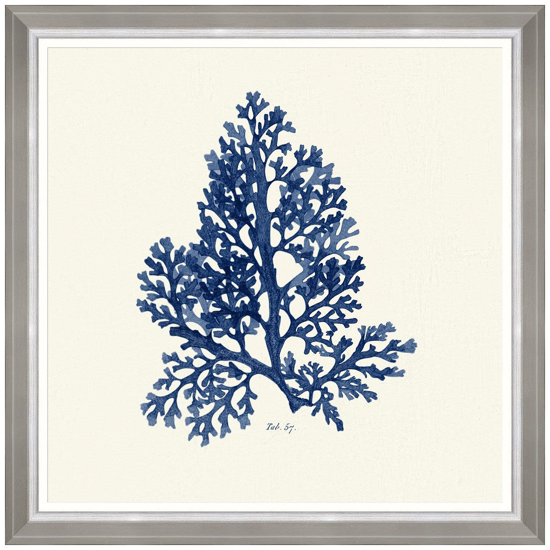 Wandbild Seaweed Indigo II