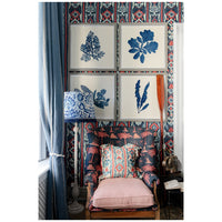 Wandbild Seaweed Indigo II