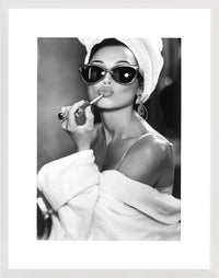 Wandbild Audrey Hepburn Lipstick