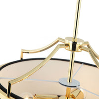 Hängeleuchte Clark Gold Schwarz klein