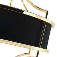 Hängeleuchte Manhattan Gold Schwarz klein