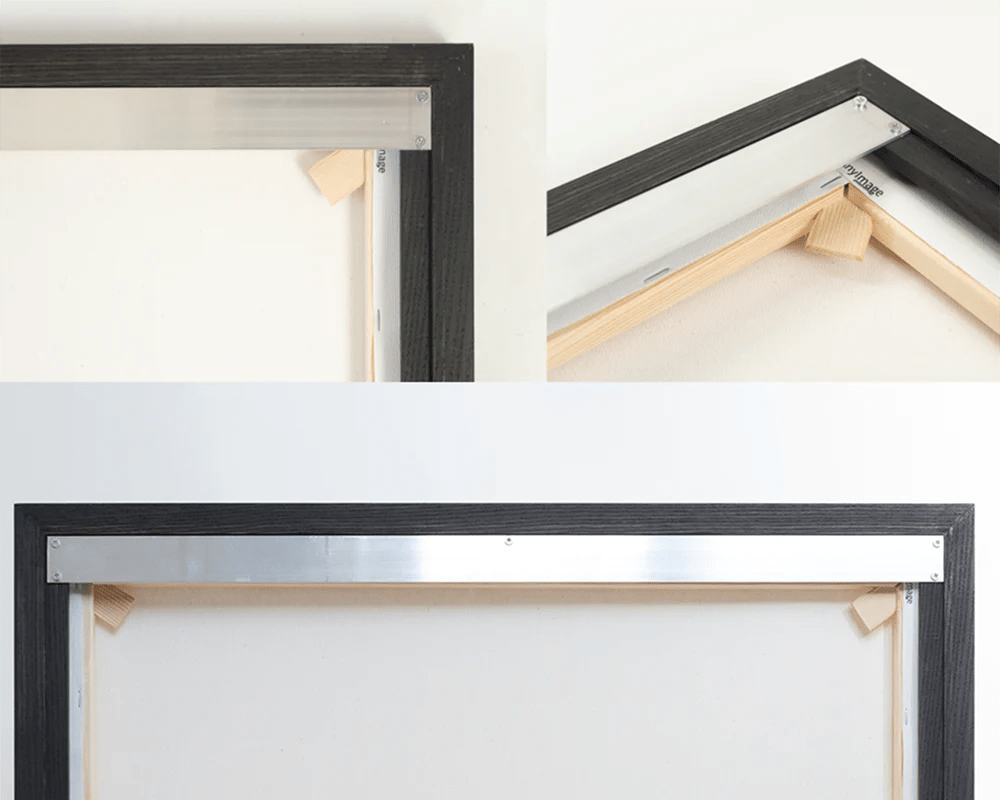 Wandbild Abstract Black and Gold I