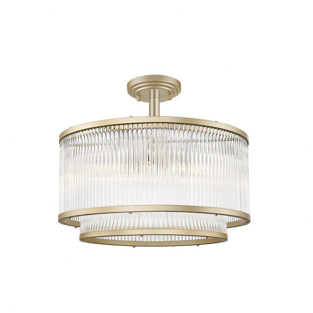 Deckenleuchte Sergio Gold Matt Rund
