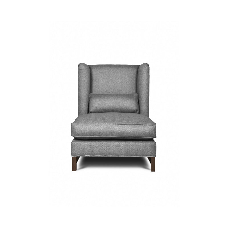 Sessel Kingston grau velvet