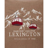 Lexington Fresh Snow Ski Lift Kissenhülle - Beige/White/Red
