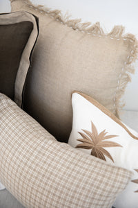 Paloma Living Kissen Linen Palma Olive 55x55