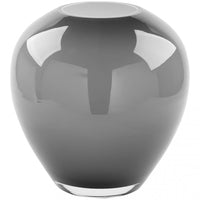 Vase Losone H25 cm opal grau