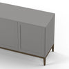 Sideboard 3-Türen Edge 2.0  Grau Walnussholz