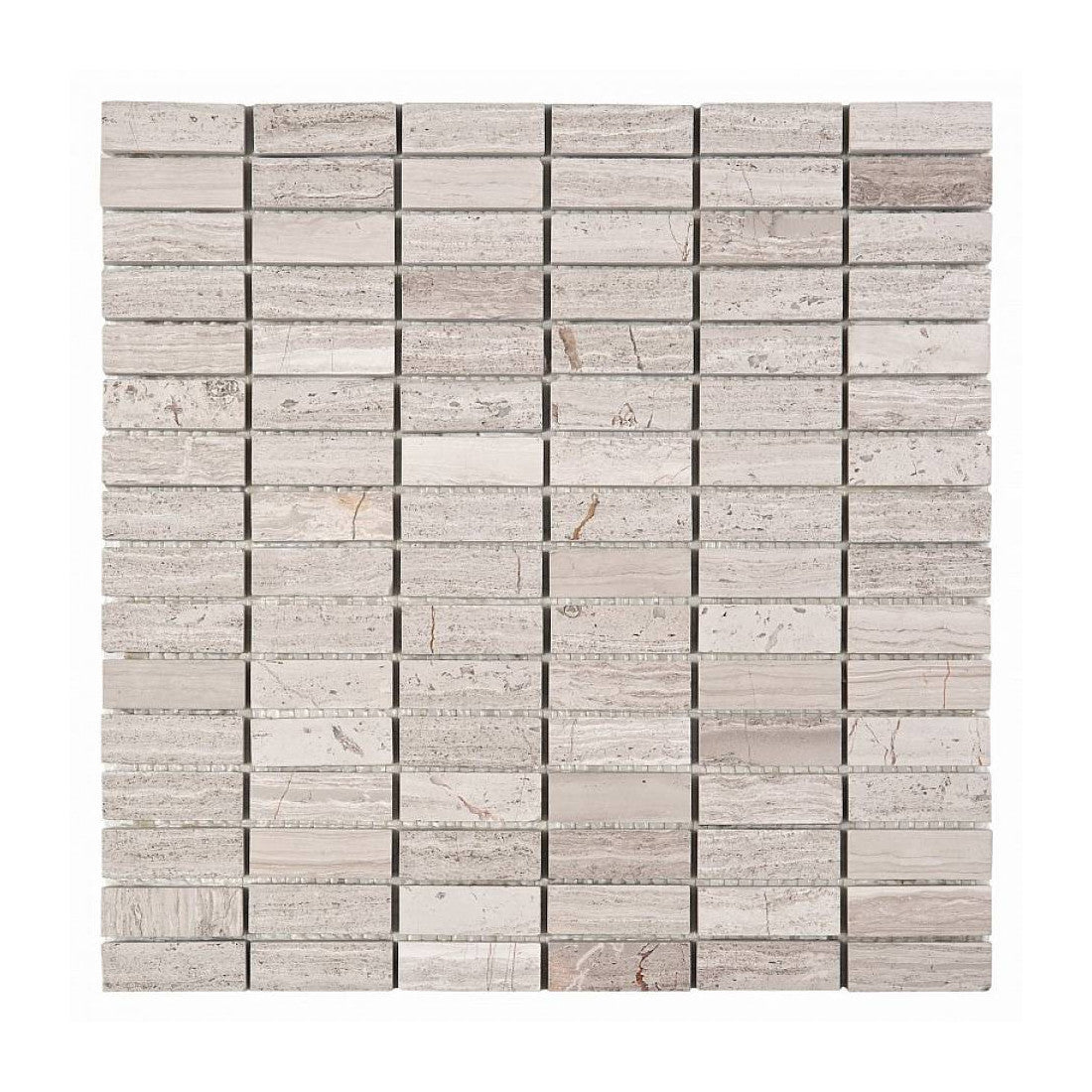 Mosaik Woodstone Grey Beige Block