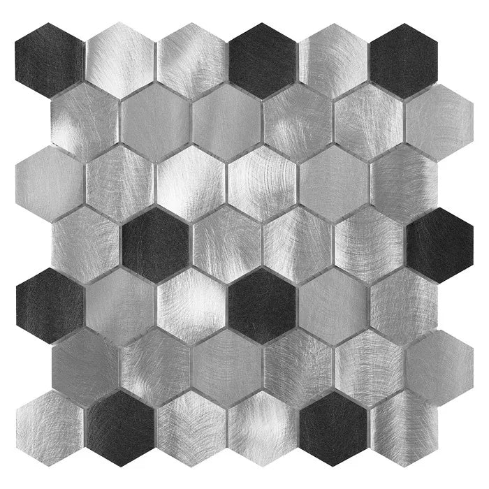 Mosaik Allumi Grey Hexagon mix