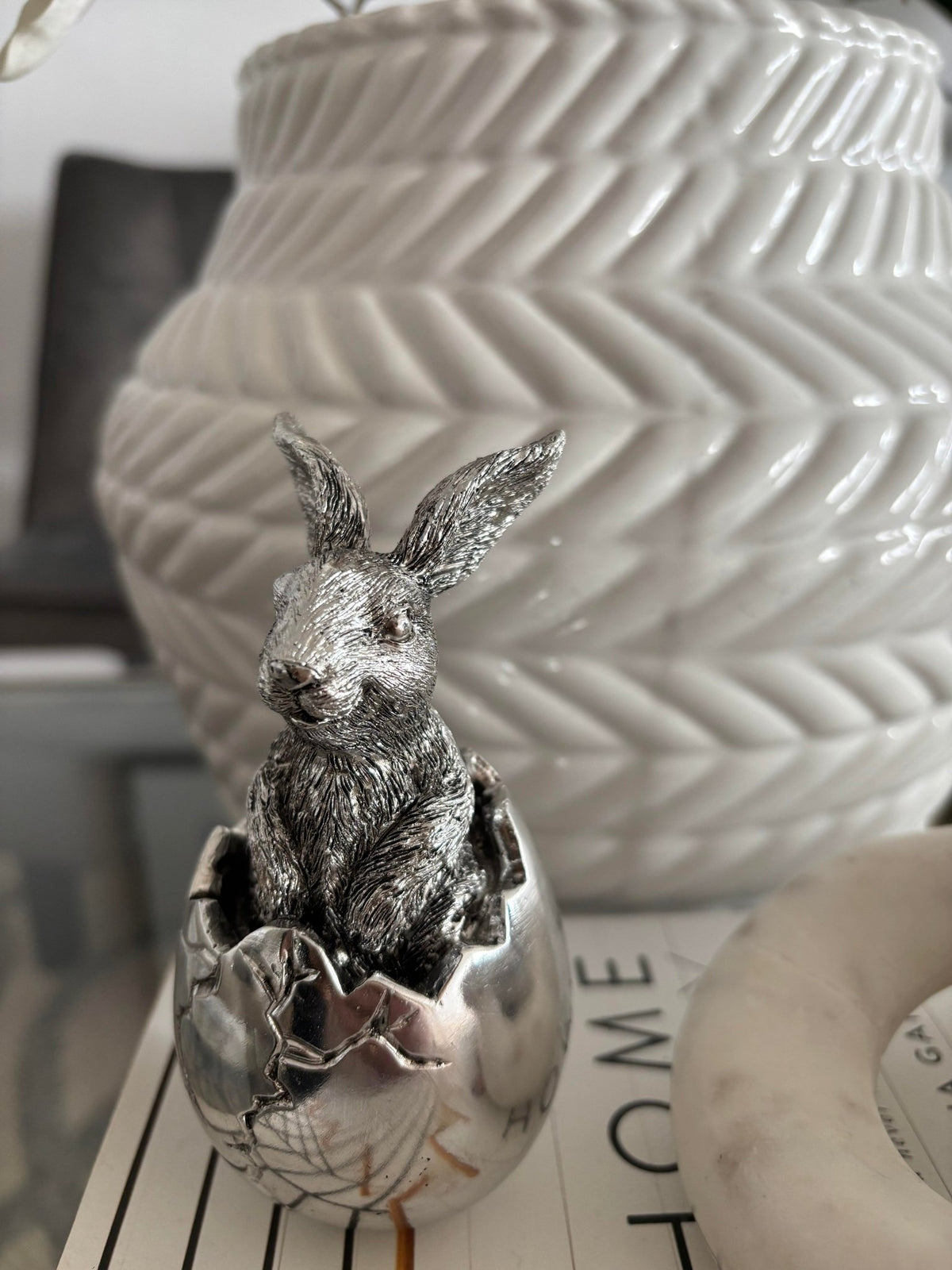 Lene Bjerre Serafina Hase antik silber 12 cm.