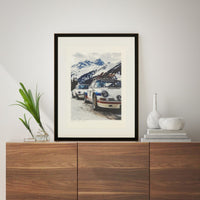 Wandbild Firestone - Alpes d'Huez