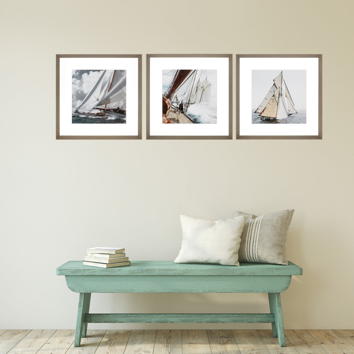 Wandbild Classic Yacht -Set of 3