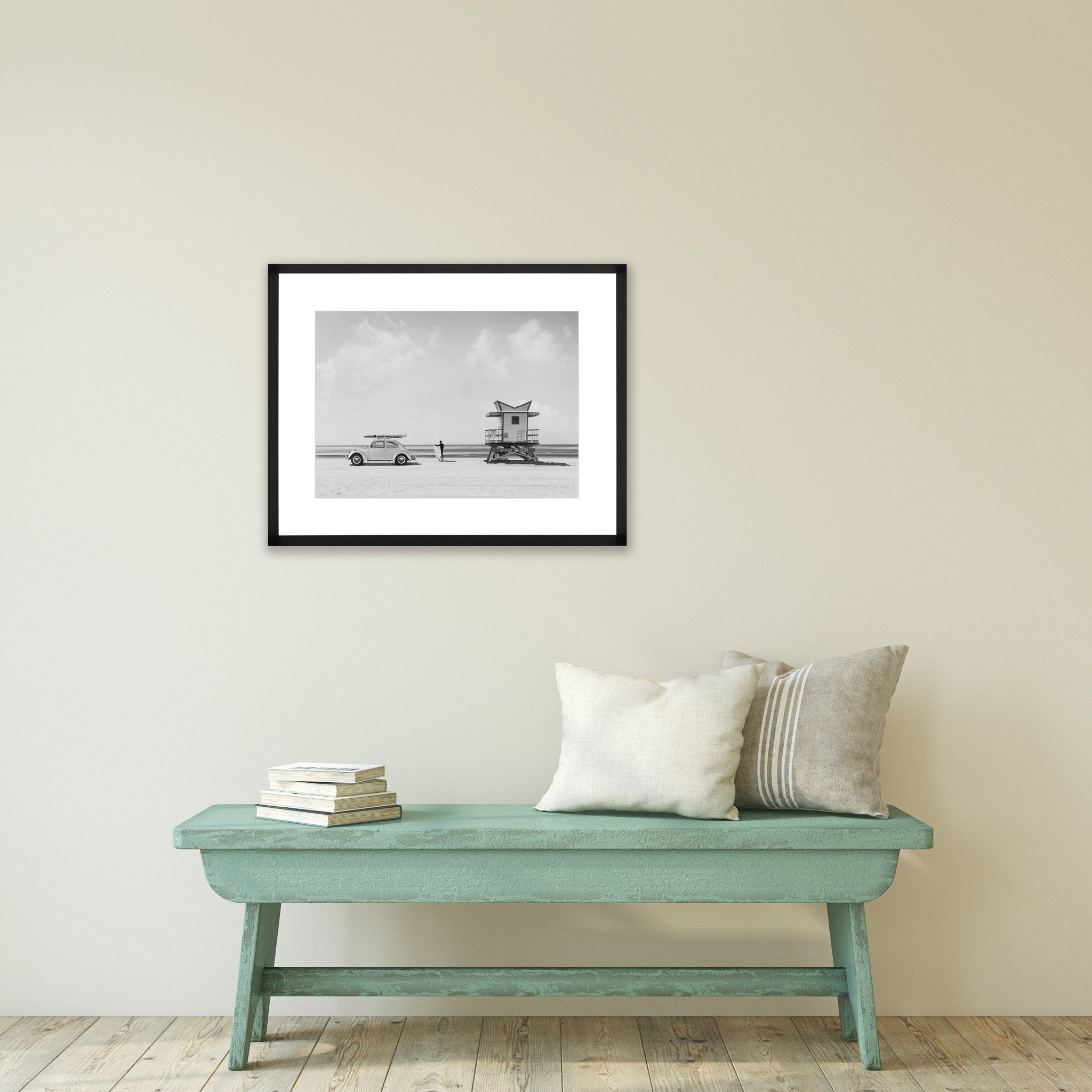 Wandbild Waiting for the Waves