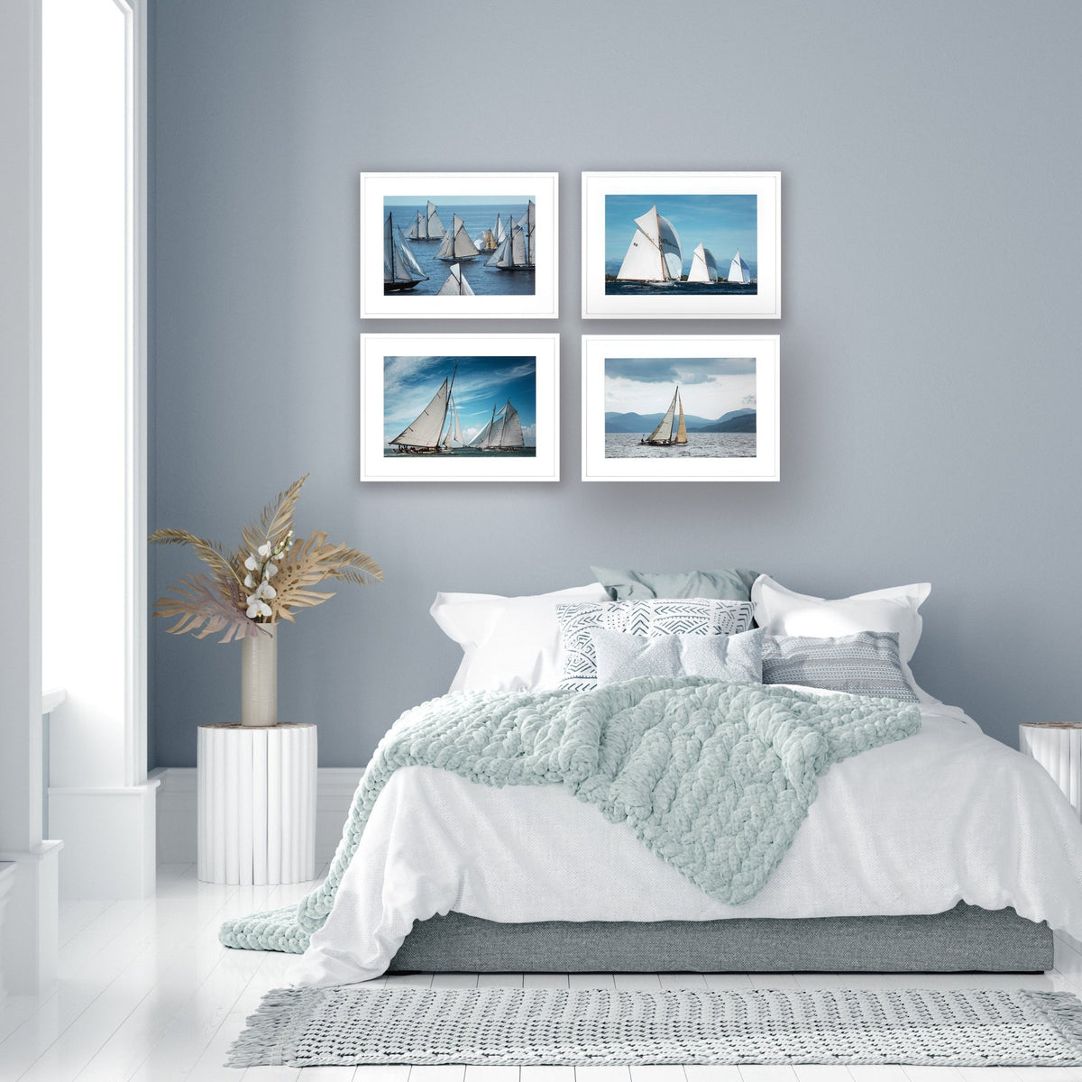 Wandbild Sailing from Ben Wood - Set of 4