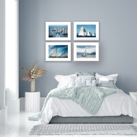 Wandbild Sailing from Ben Wood - Set of 4