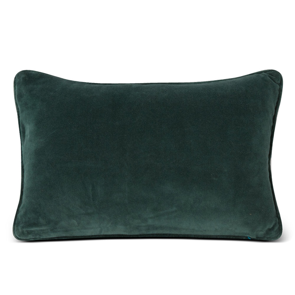 Kissenhülle Merry Cotton Velvet Pillow Green 30X50cm