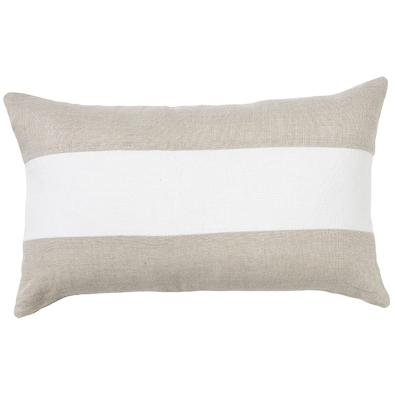 Paloma Living Dekokissen Linen Stripe Sand 30x50 cm