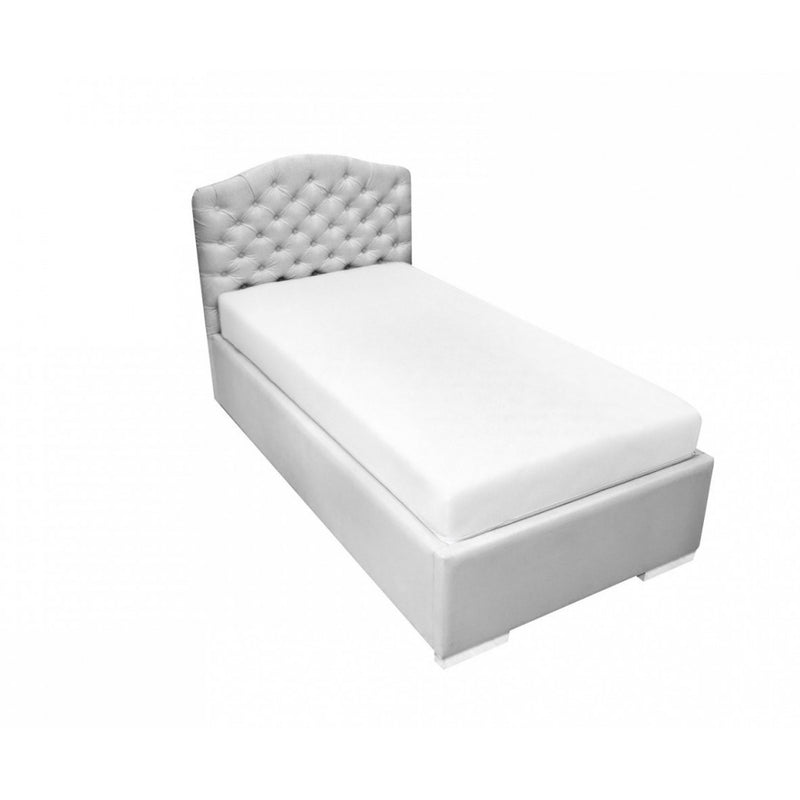 Caramella Polsterbett Chesterfield Grau