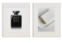 Wandbild High Eng Perfume Bottle  Luxury Soap Set of 2