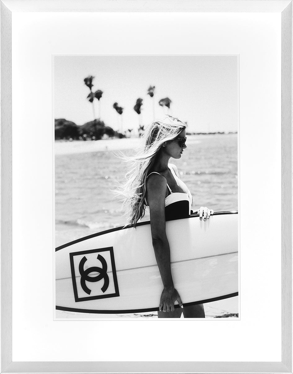 Wandbild Chanel Surfer Girl