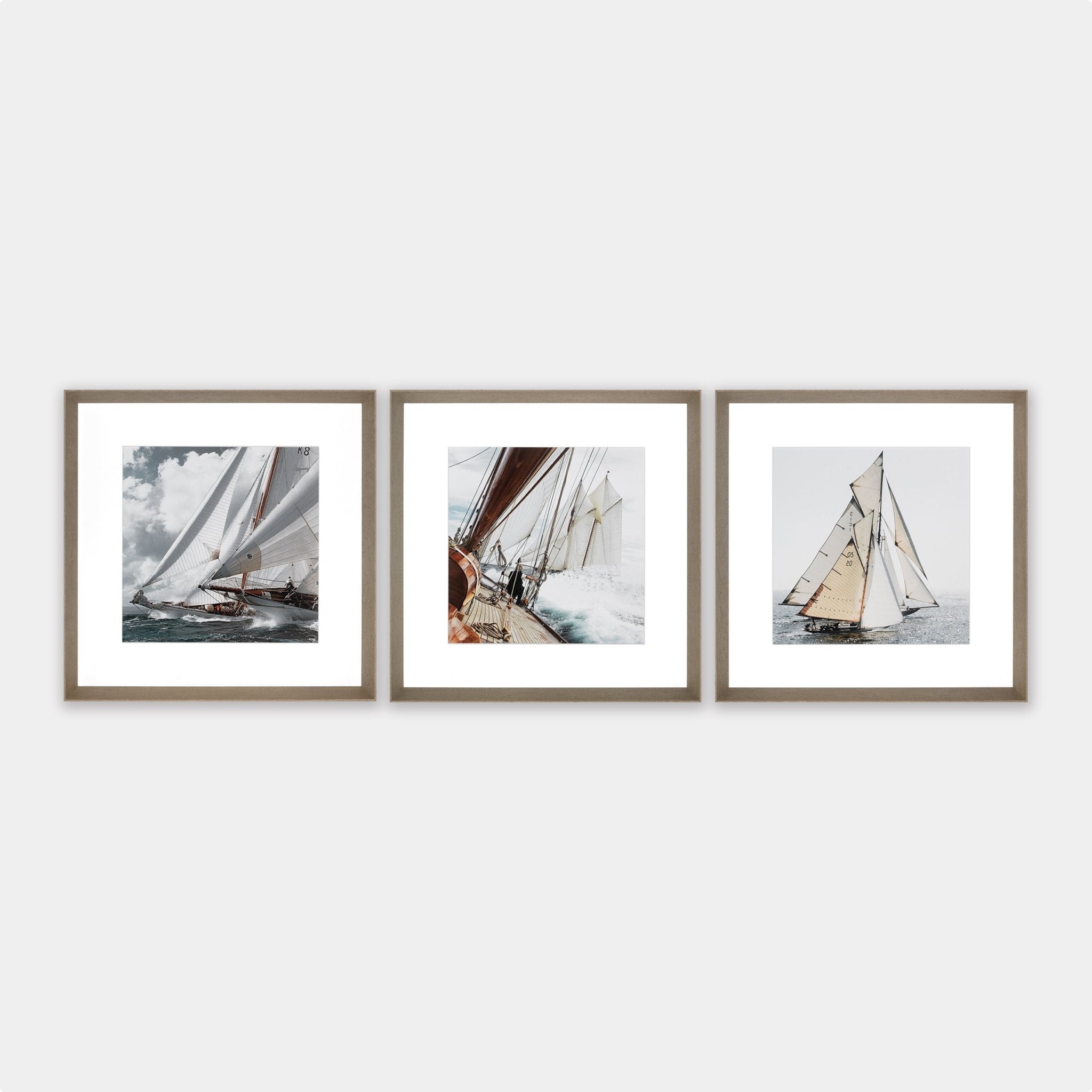 Wandbild Classic Yacht -Set of 3