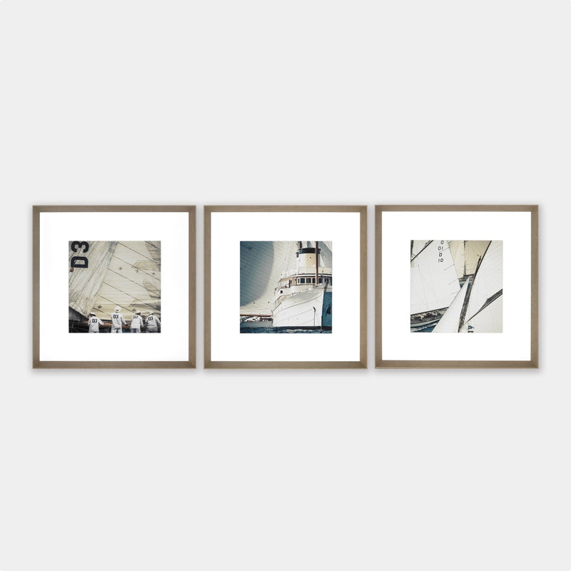 Wandbild Trio Gréements - Set of 3