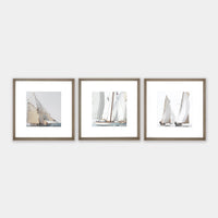 Wandbild Trio Classic Yacht - Set of 3
