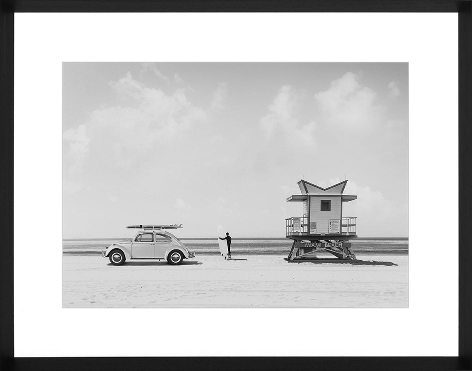 Wandbild Waiting for the Waves