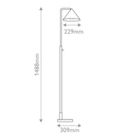 Stehleuchte Remyck Gold gebürstet