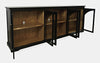 Sideboard Avola Art-Deco Black No3