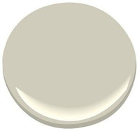 Farbprobe Benjamin Moore Hazy Skies OC-48