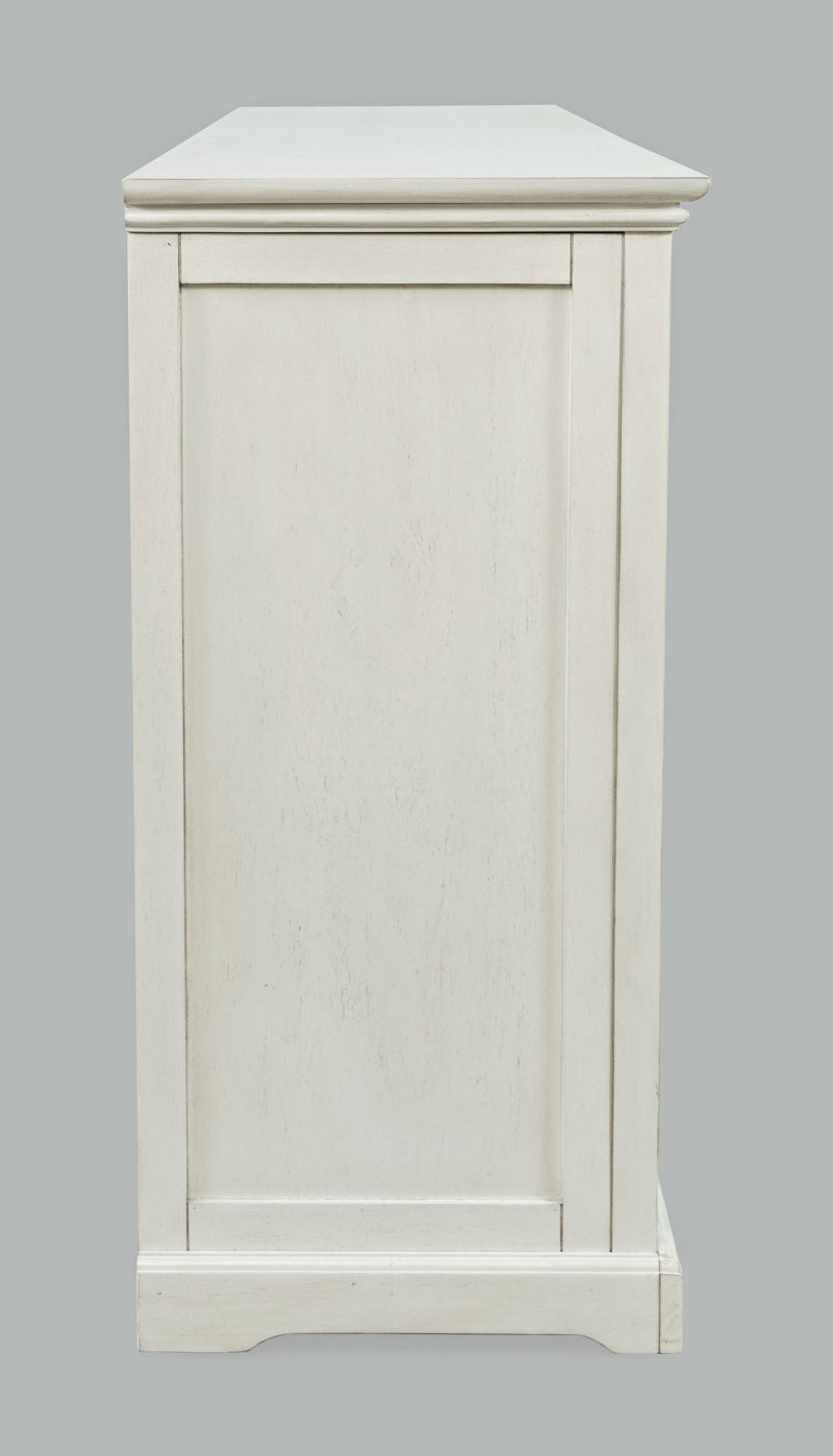 Sideboard Avola Art-Deco used white