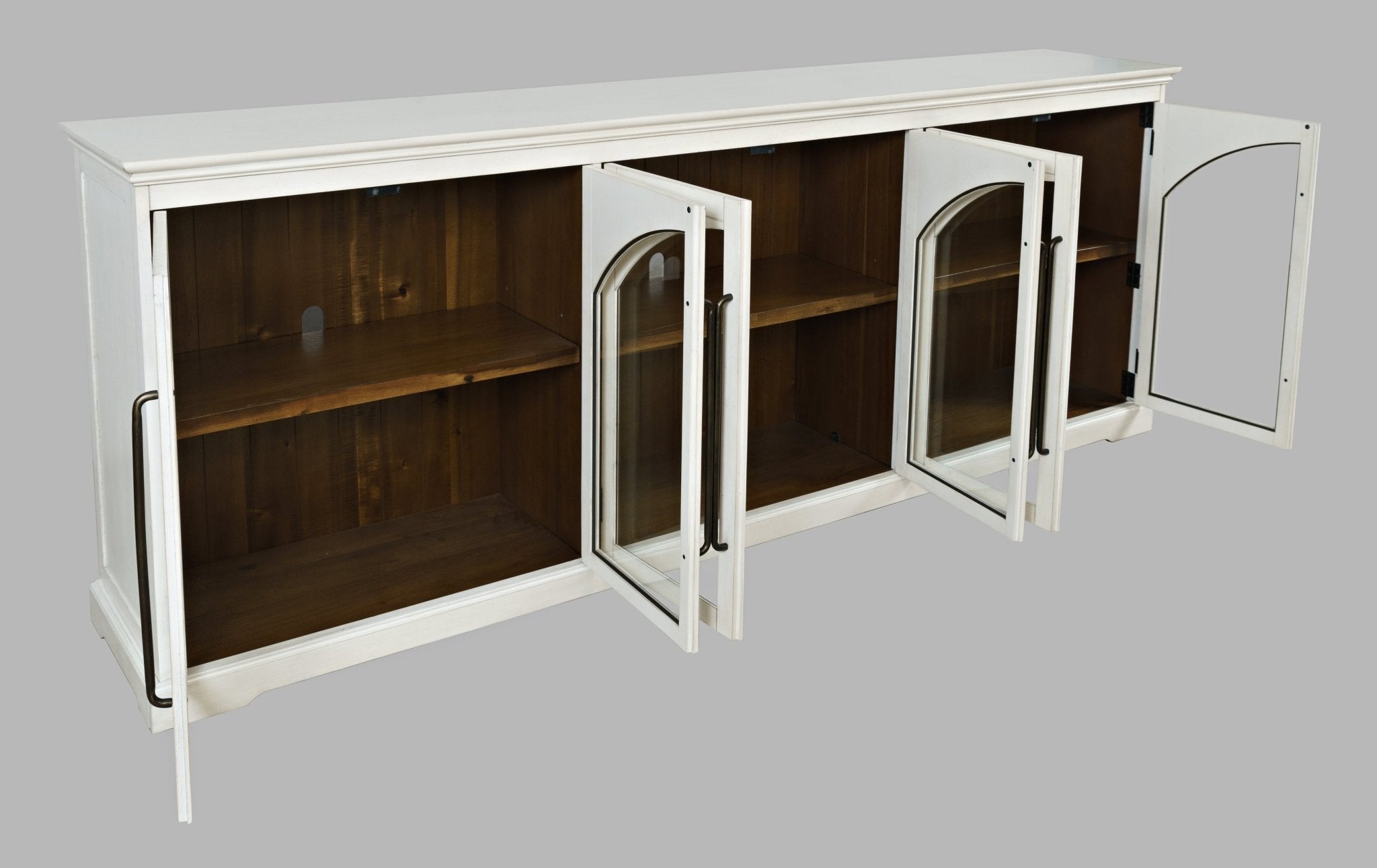 Sideboard Avola Art-Deco used white No3