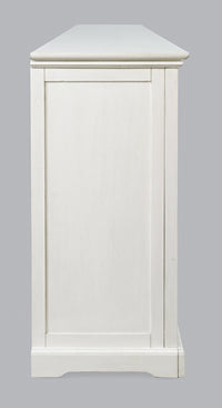 Sideboard Avola Art-Deco used white No3