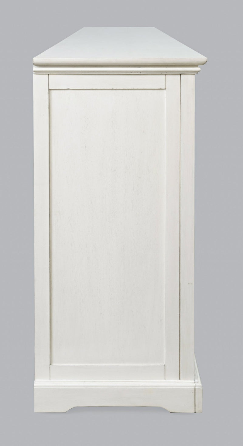 Sideboard Avola Art-Deco used white No3