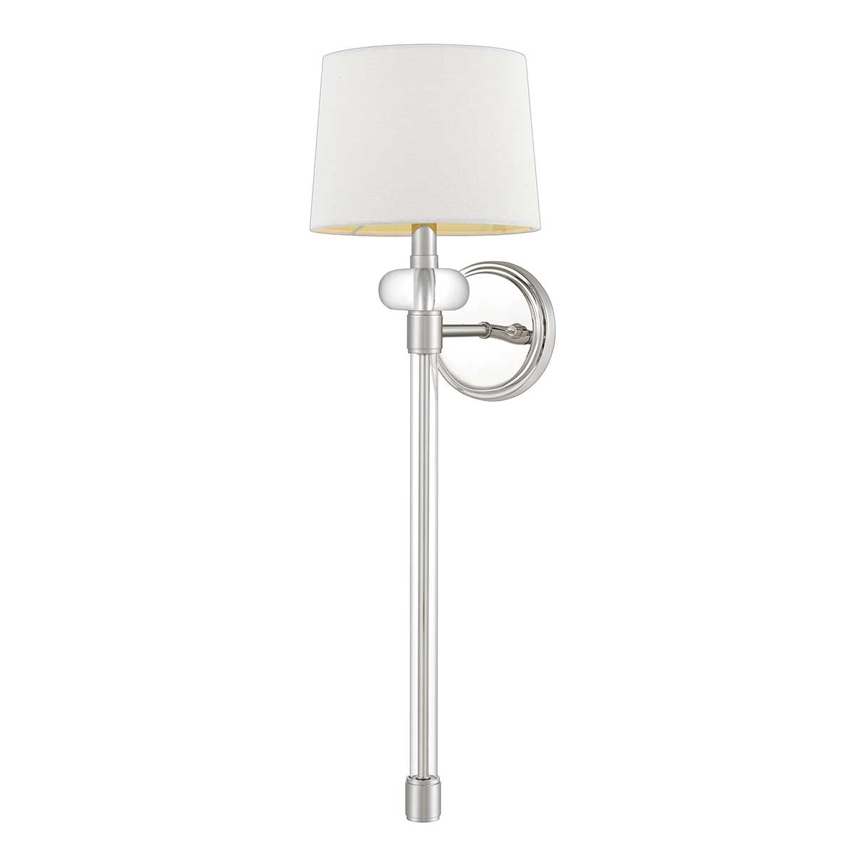 Wandleuchte Barbour 1 Light / Polished Nickel