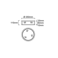 Deckenleuchte Sandro Crono 35
