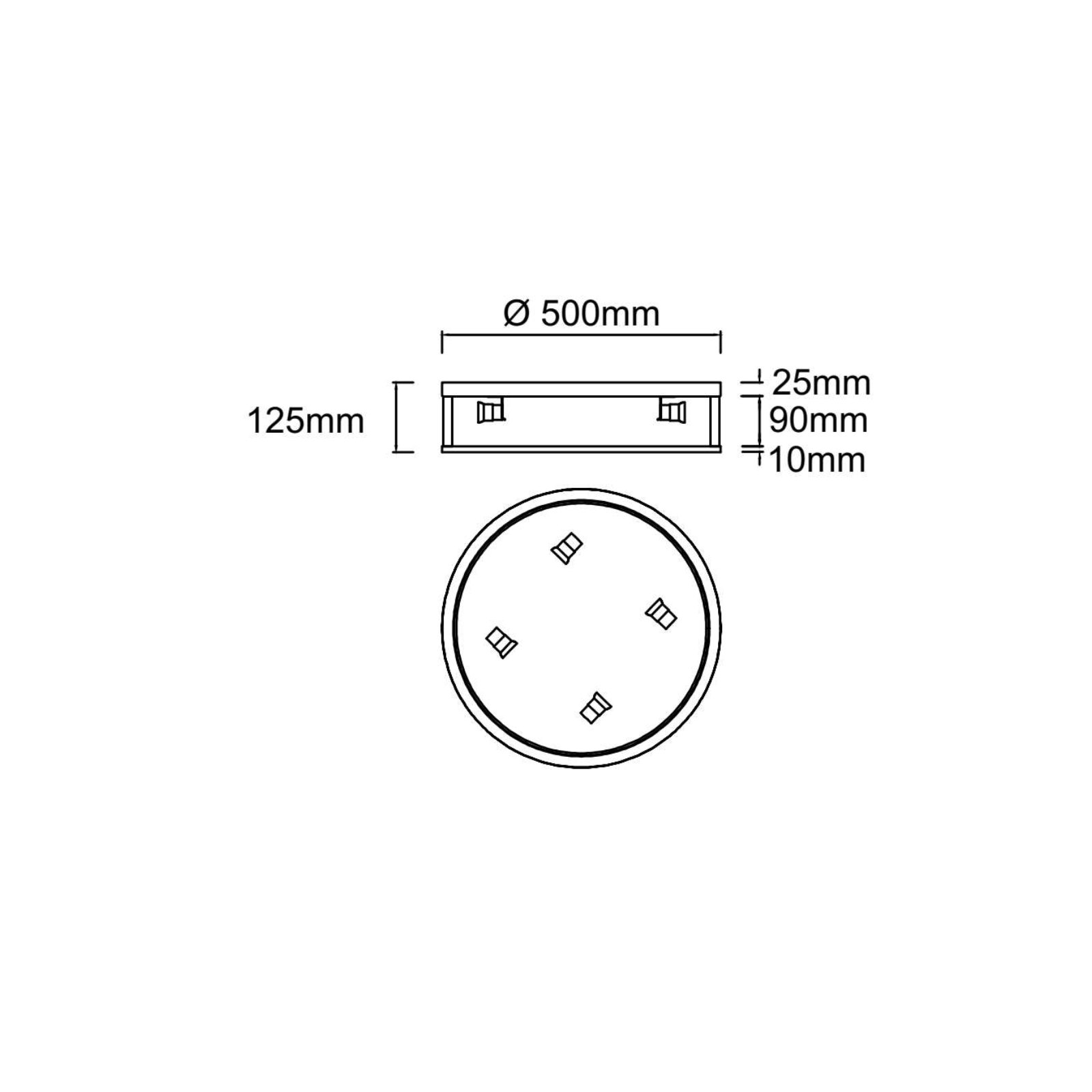 Deckenleuchte Sandro Old Gold 50