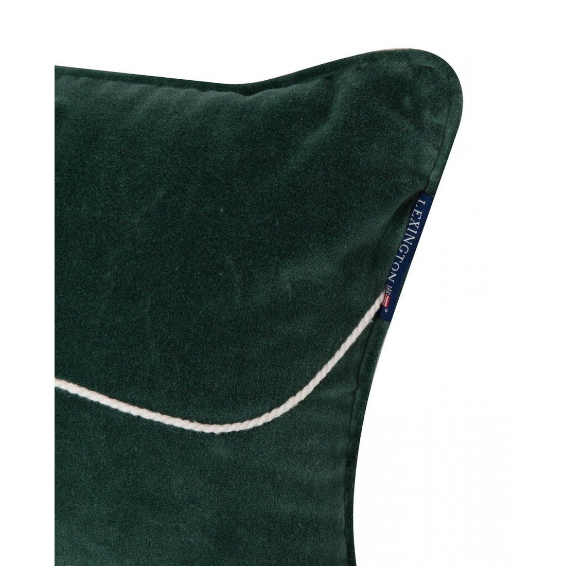 Kissenhülle Merry Cotton Velvet Pillow Green 30X50cm