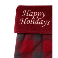 Lexington Happy Holidays Cotton Flannel Stocking
