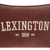 Lexington Logo Message Velvet Kissen mit Füllung - Brown
