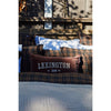 Lexington Logo Message Velvet Kissen mit Füllung - Brown