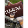 Lexington Logo Message Velvet Kissen mit Füllung - Brown