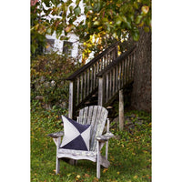Lexington Patched Velvet Kissenhülle - dark gray/light beige
