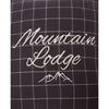 Lexington Mountain Lodge Flanell Kissenhülle - Dark Gray/White