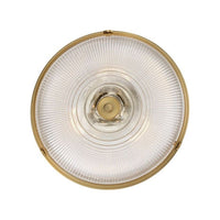 Quoizel Deckenleuchte Mantle 2 Light Semi-Flush Brass