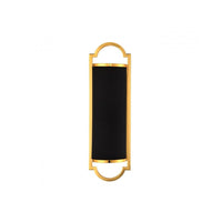 Wandleuchte Long Hill Gold Schwarz