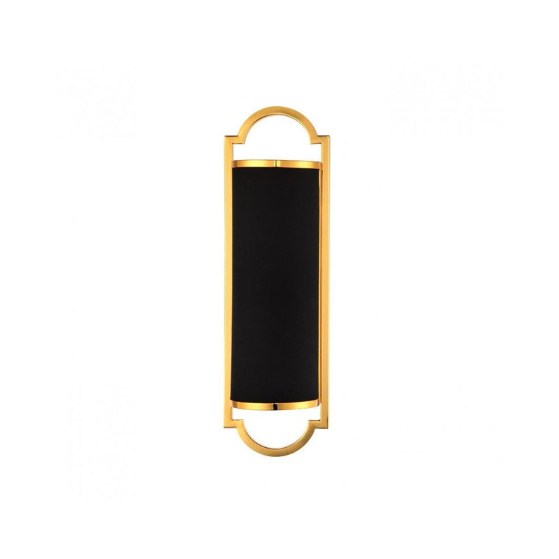 Wandleuchte Long Hill Gold Schwarz