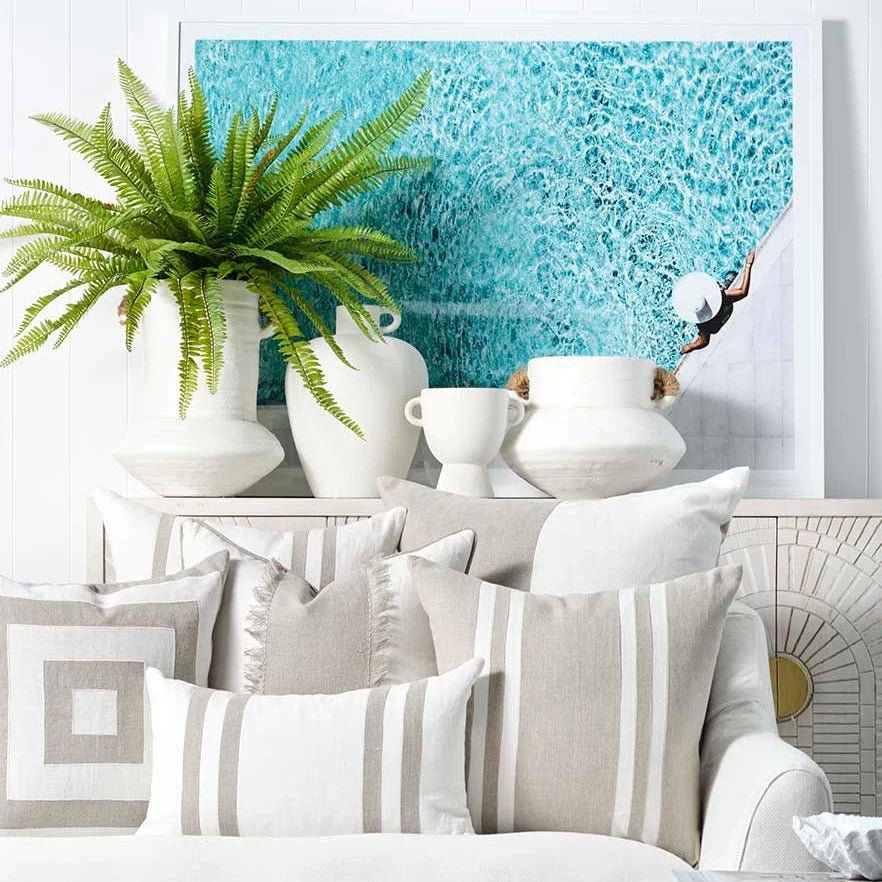 Paloma Living Kissen Linen Squares Sand 60x60